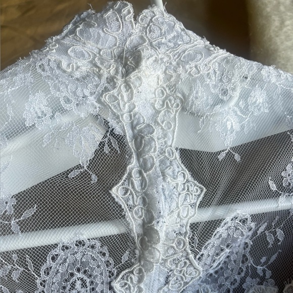 Priscilla of Boston vintage 1980’s lace wedding dress - Picture 15 of 16